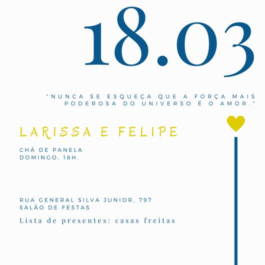  Minha inspiração para o chá de Panela 💛💙 - 5
