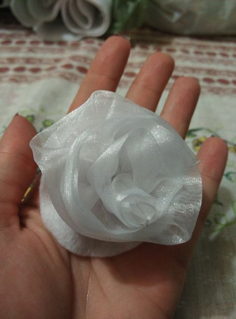 Flor de organza