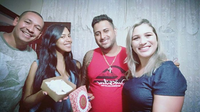 Entregando convite dos padrinhos - 2