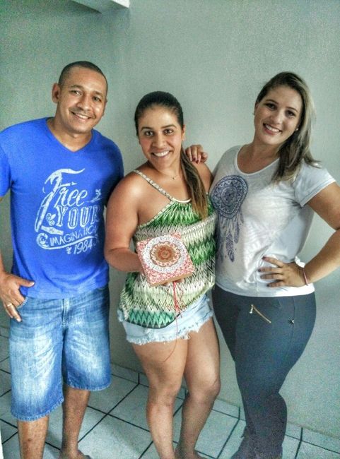 Entregando convite dos padrinhos - 4
