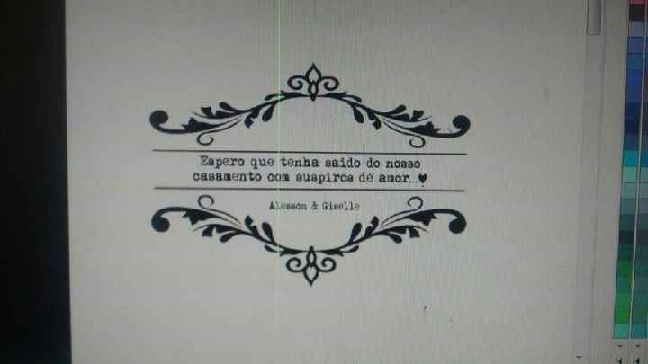 Lembrancinha para casamento "suspiro" - 1