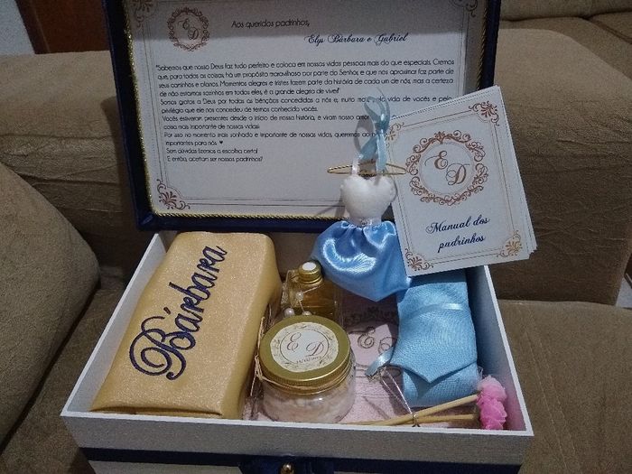 Convite casal padrinhos