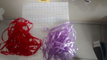 Strass e Fitas de Cetim