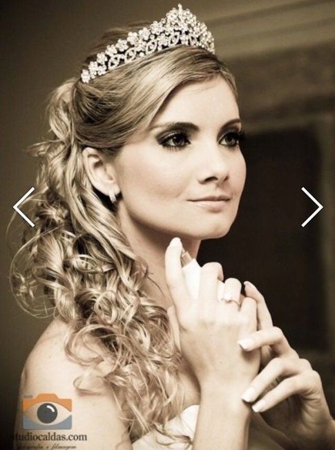 Penteado para o tipo de Coroa 2 (coroa grande)