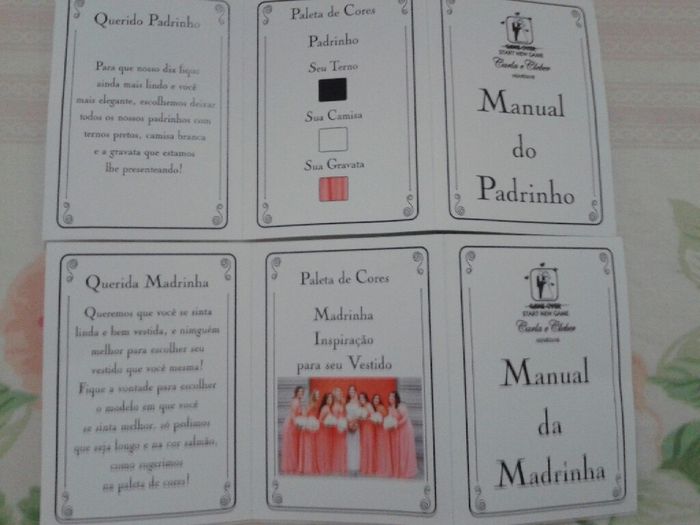 Noivinhas!alguém tem algum link ou modelo do manual dos padrinhos e madrinhas pra enviar? - 3
