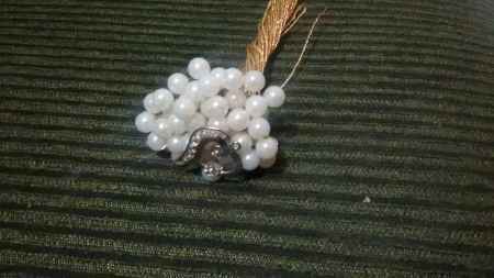 Mini buque de perola/ broches 2