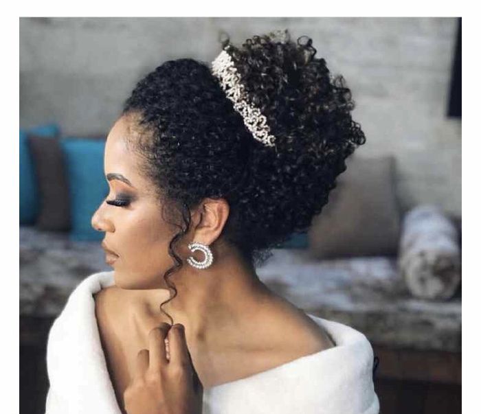 Penteado para negras cacheadas - 1