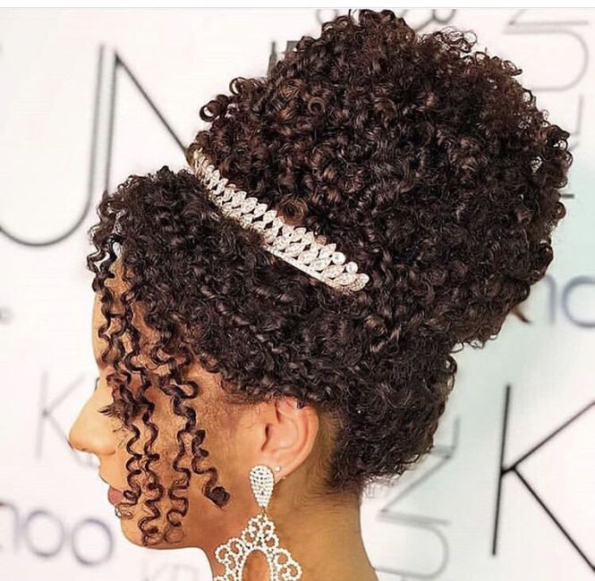 Penteado para negras cacheadas - 2