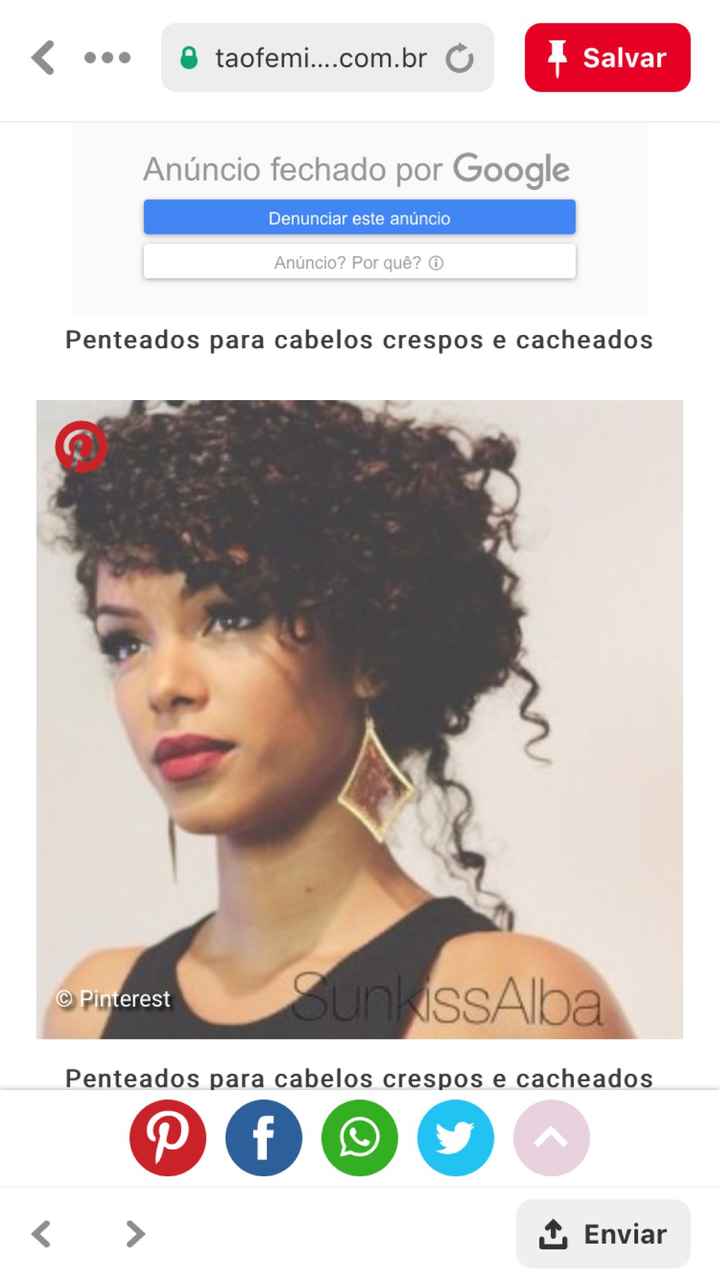 Penteado para negras cacheadas - 6