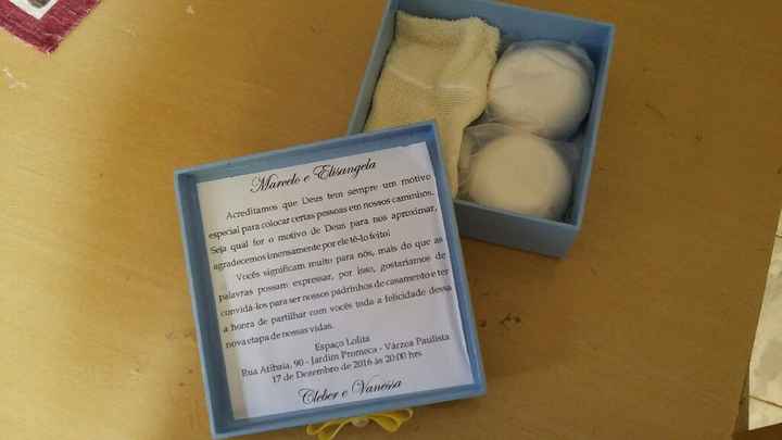 Convites para padrinhos amando - 2