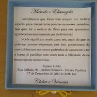Convites para padrinhos amando - 3