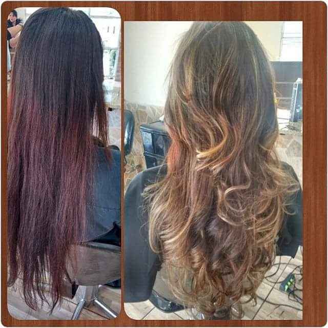 Mudei a cor do cabelo para o casamento. - 1