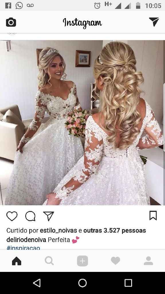  Inspiração de cabelo solto para noivas - 2