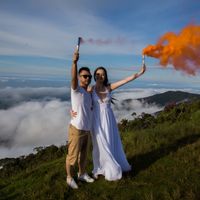 Sinalizador que usamos para tirar algumas fotos lá em cima!