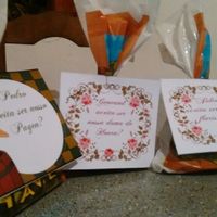 Meus convites de padrinhos, pagem, daminha e florista... - 2