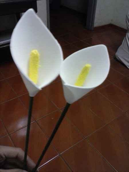 Flores artificiais feitas por mim - 2