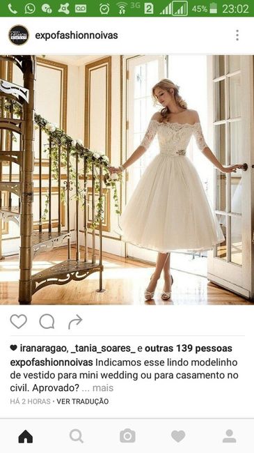 Look para casamento no civil - cartório - 2