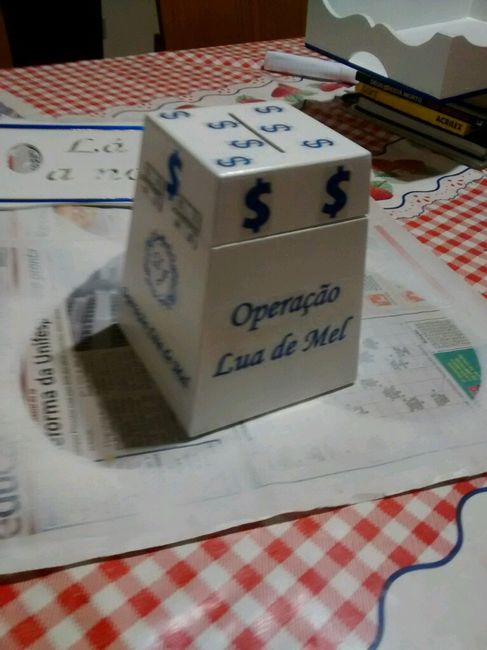 Diy: kit toalete, placas, porta aliança e caixinha pra gravata - 6