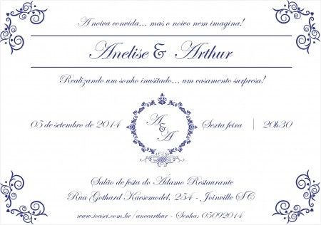 Meu convite!
