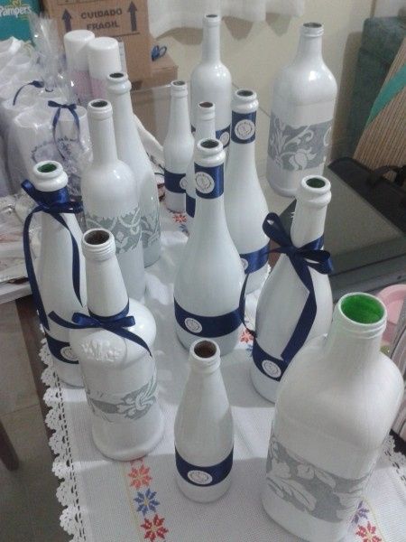 Meus vasos de centro de mesa