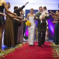 Saída da cerimônia