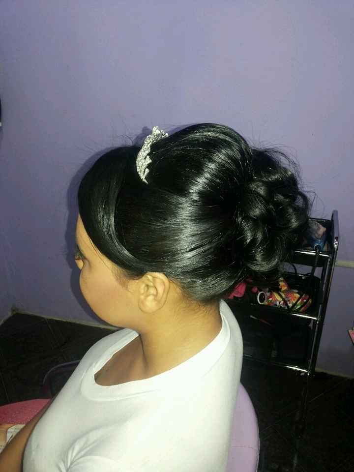 Venhao ver meu teste de maquiagem e penteado - 1