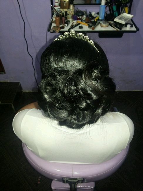 Venhao ver meu teste de maquiagem e penteado - 2