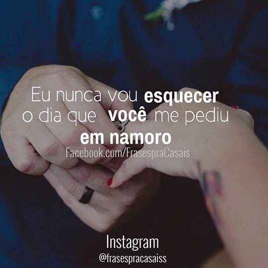 Como foi seu pedido de namoro? - 1