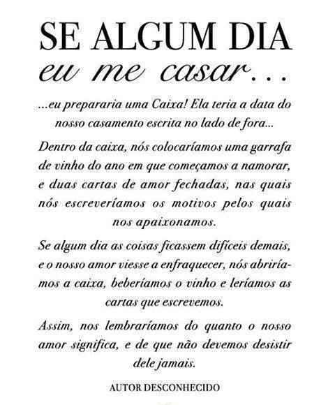 Se algum dia eu me casar.... lindo - 1