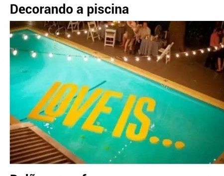 Decoração da Piscina - 1