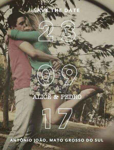 Save the date. - 1
