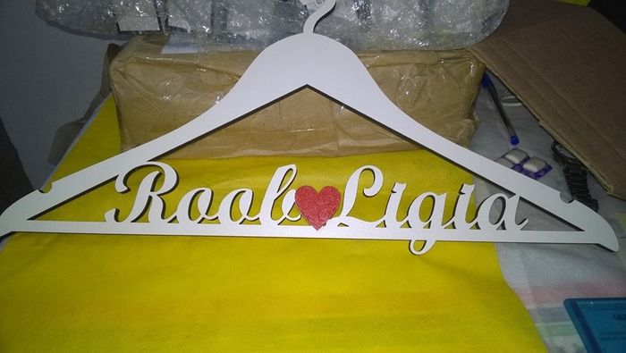 Meu cabide lindo.