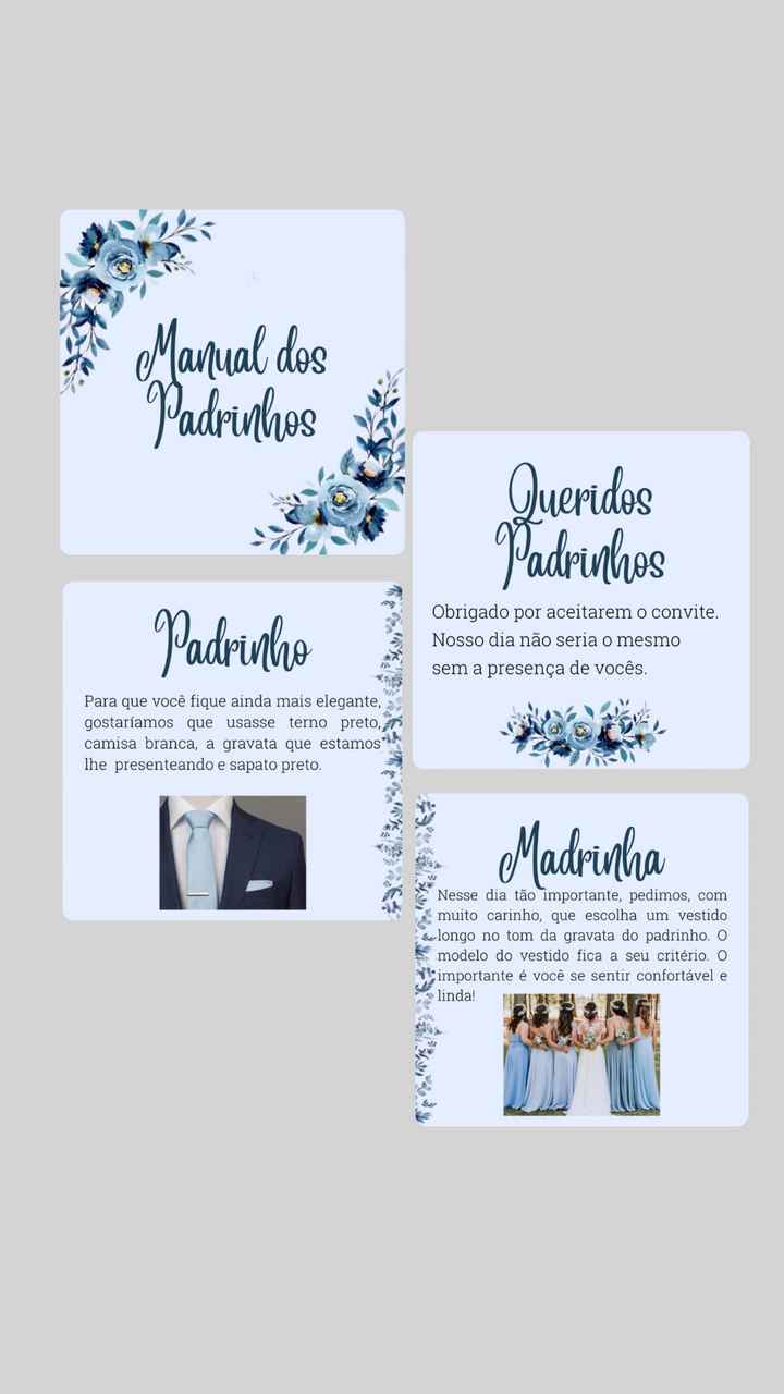 Convite dos padrinhos - 2