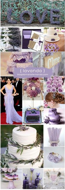 Paleta de cores LAVANDA