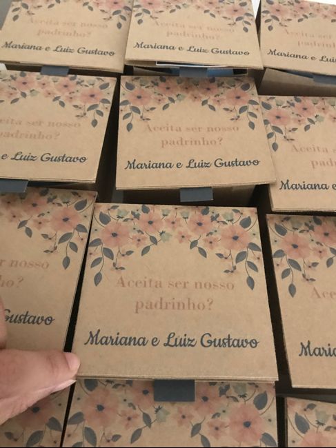 Caixa convite padrinhos e madrinhas 2