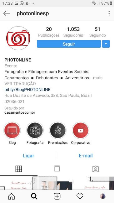 Indicação foto e filmagem - 2