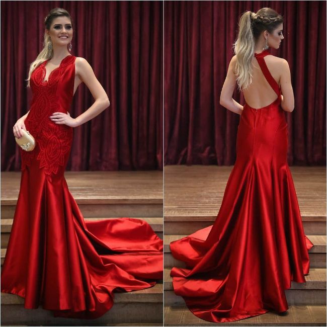 Inspiraçãoes de vestidos de madrinha/vermelho 2