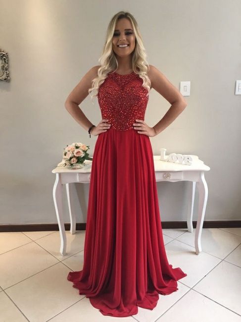 Inspiraçãoes de vestidos de madrinha/vermelho 11