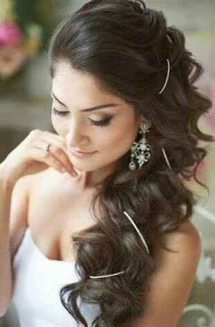  Cabelo semi preso com véu ? - 3