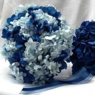 Decoração com Hortências  