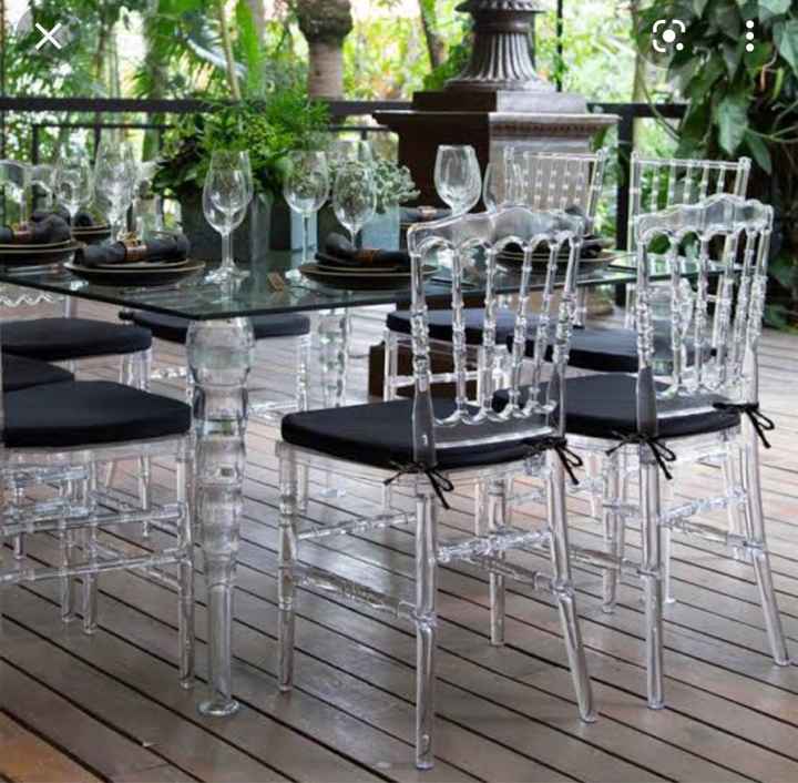 Cadeira Tiffany Cristal - 1