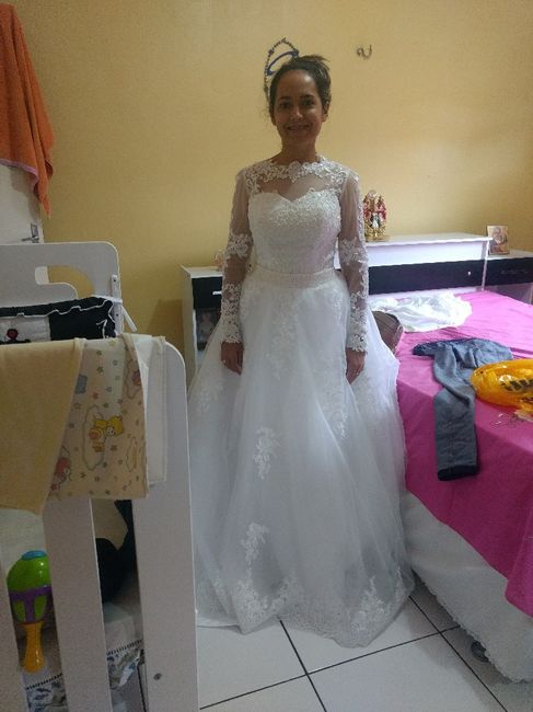 Meu vestido comprado no Alli espress - 2