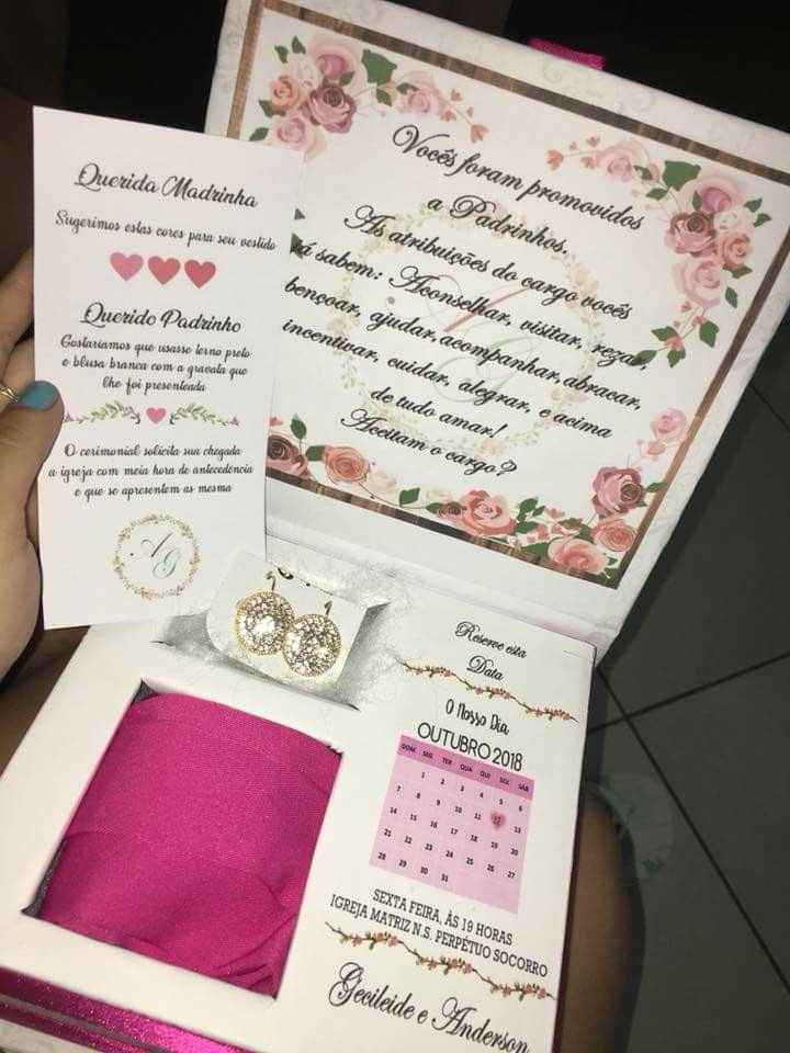 Meus convites de padrinhos e daminhas ameiiiiiiiiii 😍😍😍 já - 1