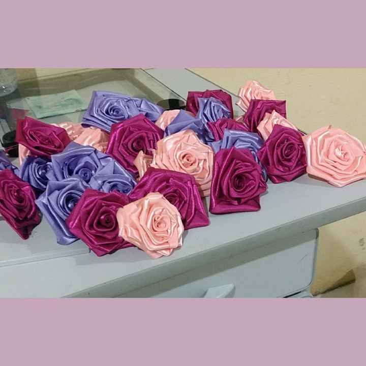Flores para arranjo de mesa dos convidados. #vem ver - 1