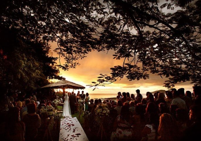 Casamento ao ar livre