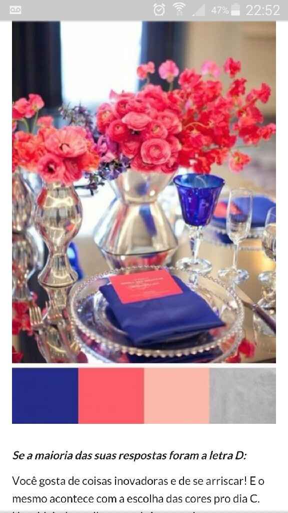 Cores do casamento - azul... - 1