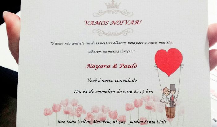 Meus convites de noivado diy #vemver - 2