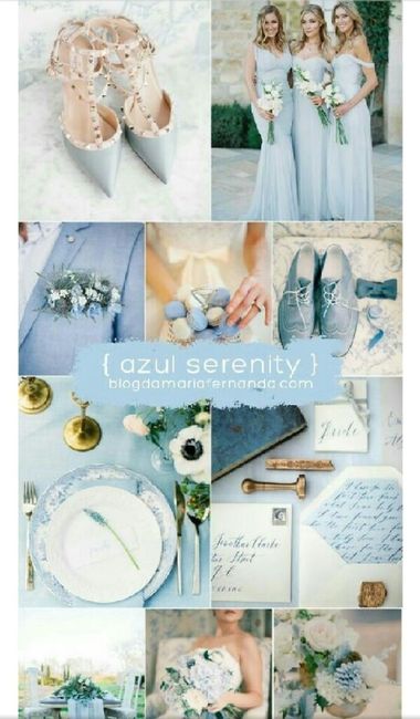 Inspiração cor azul serenity - 1