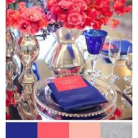 Cores do casamento - azul... - 1