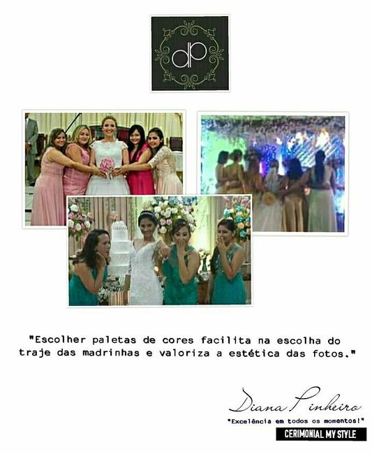 Roupas das madrinhas e dos padrinhos - 1